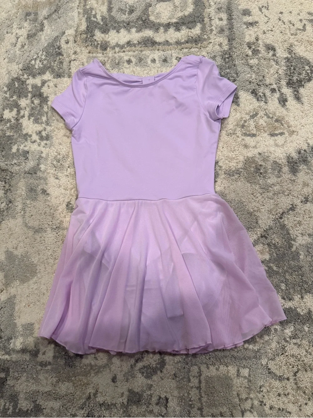 Justice Lavender Girls' Dance Leotard with Skirt